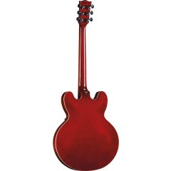 Eko Fusion hollowbody double cut Cherry Red - Vue 2