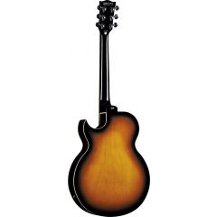 Eko Jazz hollowbody single cut Sunburst - Vue 2