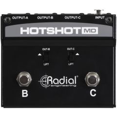 Radial HotShot MD - sélecteur pour microphone dynamique - 3 sorties - Vue 2