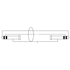 Cordial Câble audio jack stéréo 60 cm - Vue 2