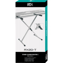 RTX RX20T Stand clavier X pro à rotule crantée - titane - Vue 2