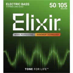 Elixir Bass Nanoweb Heavy 50-105 - Vue 2