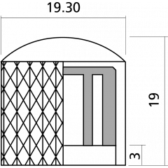 Yellow Parts Boutons de potentiomètres forme dôme métal noir - lot de 2 - Vue 2