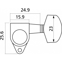 Yellow Parts Mécaniques ind. bain d'huile nickel - lot de 6 (3+3) - Vue 2