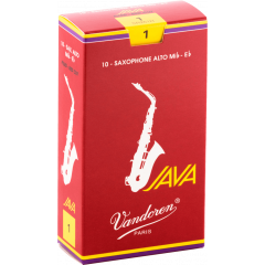 Vandoren Anches saxophone alto Java Red force 1 - Vue 1