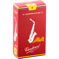 Vandoren Anches saxophone alto Java Red force 4 - Vue 1