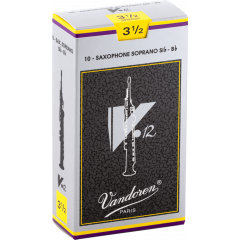 Vandoren Anches saxophone soprano V12 force 3,5 - Vue 1