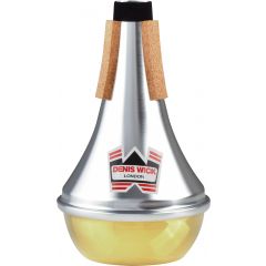 Denis Wick Sourdine trompette droite aluminium fond laiton - Vue 1