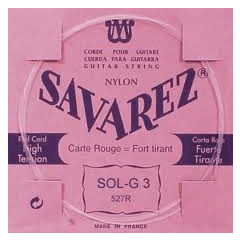 Savarez SOL-3 ROUGE FILEE M/AR - Vue 1