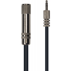 Yellow Cable Cordon min jack stéréo jack stéréo f+ad 3 m - Vue 1