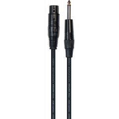 Yellow Cable Cordon jack xlr fem. 10 m - Vue 1