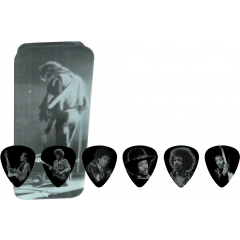 Dunlop Jimi Hendrix Silver Portrait medium boîte de 12 - Vue 1