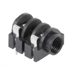 Korg jack chassis mono 4 points P6.4X16.5 (3343) pour VOX AC15C1 / AC30C2 - Vue 1