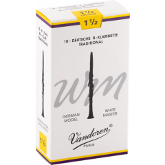 Vandoren Anches clarinette Sib White Master Traditional force 1,5 - Vue 1
