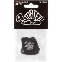Dunlop Tortex Pitch Black 0,50mm sachet de 12 - Vue 1