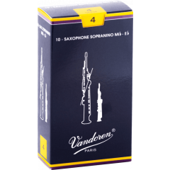 Vandoren Anches saxophone sopranino Traditionnelles force 4 - Vue 1