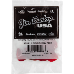 Dunlop Big Stubby 1,00mm sachet de 24 - Vue 1