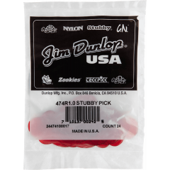Dunlop Stubby Jazz 1,00mm sachet de 24 - Vue 1