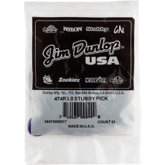 Dunlop Stubby Jazz 3,00mm sachet de 24 - Vue 1