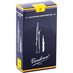 Vandoren Anches saxophone sopranino Traditionnelles force 2 - Vue 1