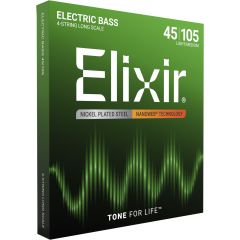 Elixir Bass Nanoweb Light Medium 45-105 - Vue 1