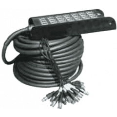 Yellow Cable Multipaire 24 xlr 4 xlr 30 m - Vue 1