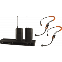 Shure BLX188/SM31 Système double sans fil avec 2 micros serre-tête SM31FH - M17 - Vue 1