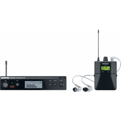 Shure P3TRA215CL Système de retour personnel PSM®300 Pro avec intra SE215 - 606-630 MHz - K3E - Vue 1