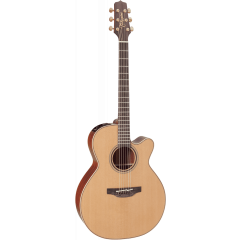 Takamine P3NC Orchestra, cutaway électro-acoustique, Natural Satin - Vue 1