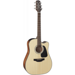 Takamine GD30CE-NAT Dreadnought, cutaway électro-acoustique, Natural - Vue 1