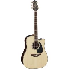 Takamine GD51CE-NAT Dreadnought, cutaway électro-acoustique, Natural - Vue 1