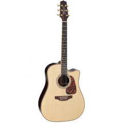 Takamine P7DC Dreadnought, cutaway électro-acoustique, Natural Gloss - Vue 1