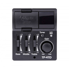 Takamine Preampli guitare TP-4TD pour série G avec sillet en 2 parties - Vue 1