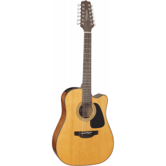 Takamine GD30CE-12NAT Dreadnought, cutaway électro-acoustique, 12 Cordes, Natural - Vue 1