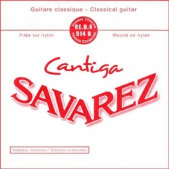 Savarez 4E CANTIGA FILE METAL ARGENTE - Vue 1