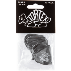 Dunlop Tortex Sharp 1,35mm sachet de 12 - Vue 1