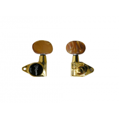 Takamine jeu complet de mécaniques 3+3 Gotoh doré - Vue 1
