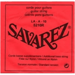 Savarez 5210R Corde détail La 10 Rouge filé argenté - Vue 1