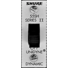 Shure Plaque serigraphiee alu 55TYPE2 - Vue 1