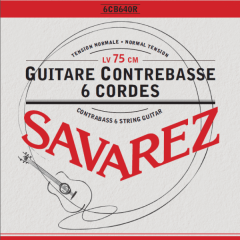 Savarez Jeu guitare contrebasse 6 cordes 75cm - Vue 1