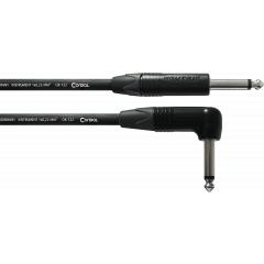 Cordial Câble guitare jack droit/coudé 3 m - Vue 1