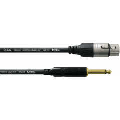 Cordial Câble audio XLR femelle/jack mono 5 m - Vue 1