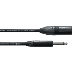 Cordial Câble audio XLR mâle/jack mono 2,5 m - Vue 1