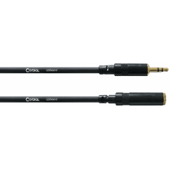 Cordial Câble audio stéréo minijack mâle/minijack femelle 5 m - Vue 1