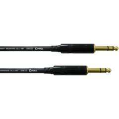 Cordial Câble audio jack stéréo 1,5 m - Vue 1