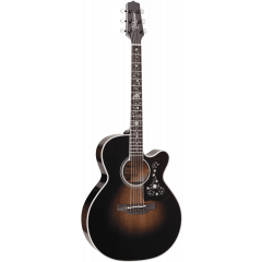 Takamine EF450C-TT-BB NEX, cutaway électro-acoustique, Gold Brown Burst - Vue 1