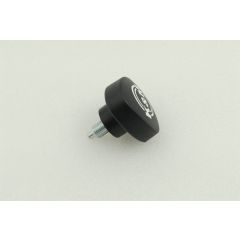 K&M SNAP-ON HANDLE, WITH LOGO, BLACK - Vue 1