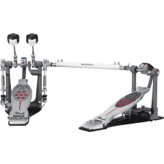 Pearl Double pédale grosse caisse gaucher Eliminator Redline transmission courroie - Vue 1