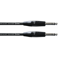 Cordial Câble audio stéréo jack 30 cm - Vue 1