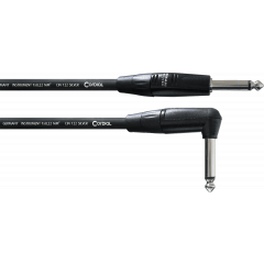 Cordial Câble guitare jack droit-coudé 3 m - Vue 1